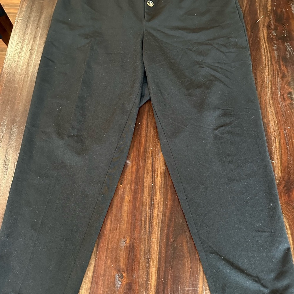 Eloquii black high rise pants